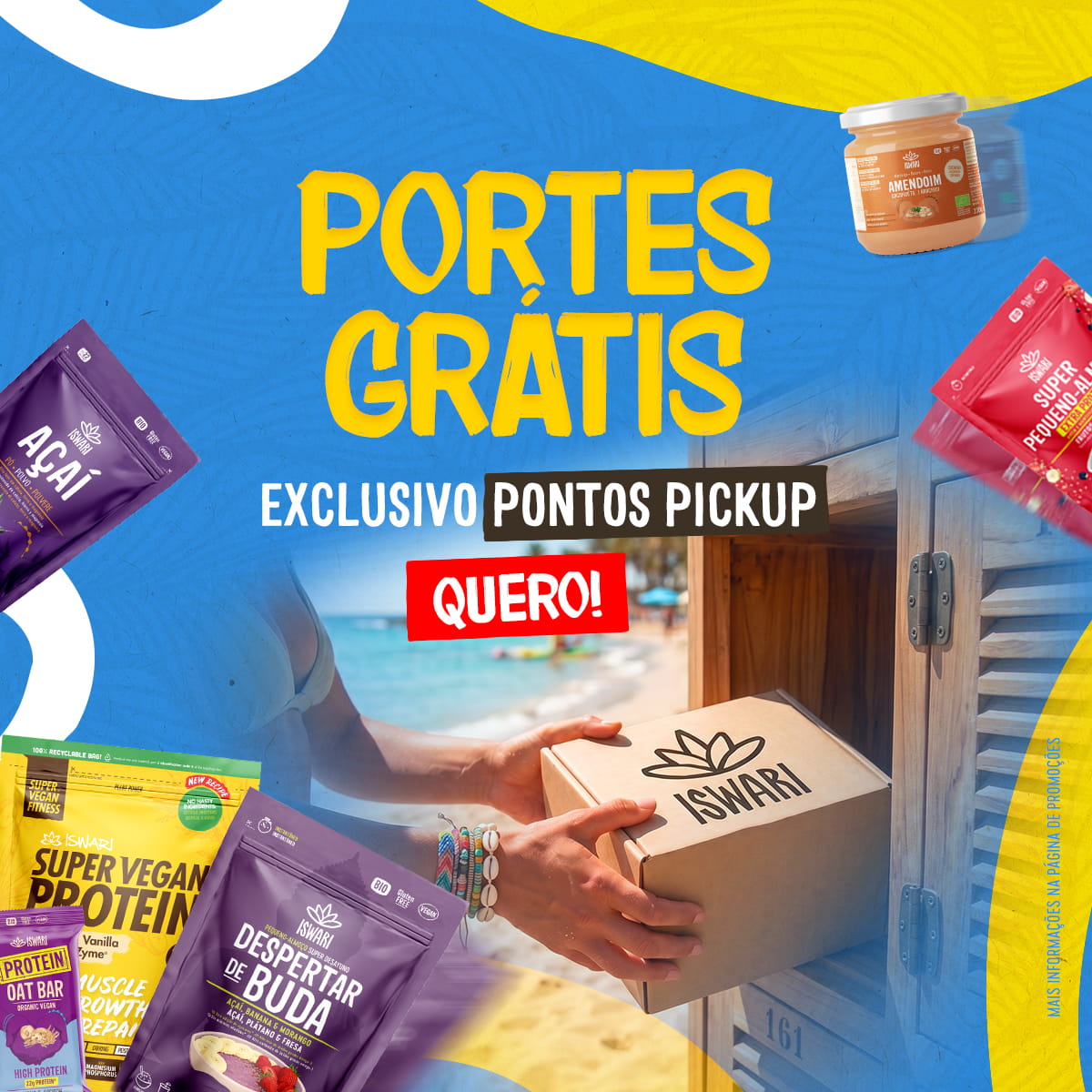 Portes Grátis Pickup Points - compras acima de 25€
